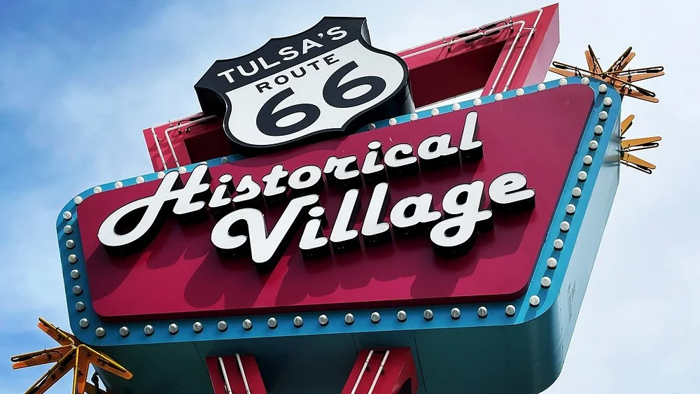 Route 66 Historical Village in Tulsa, Oklahoma