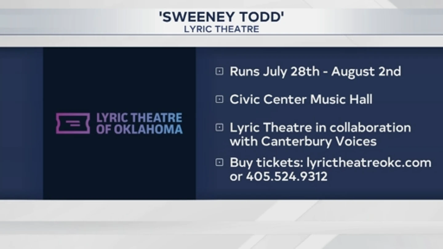 Lyric Theatre production of 'Sweeney Todd' coming to OKC Civic Center