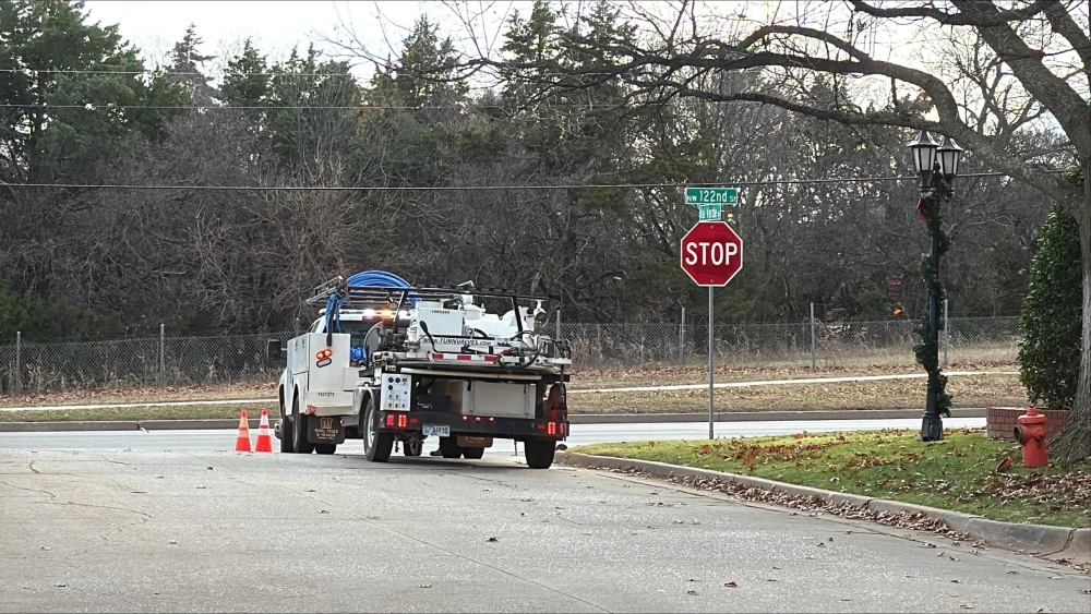 OKC crews respond to water main break near NW 122nd st. - News9.com