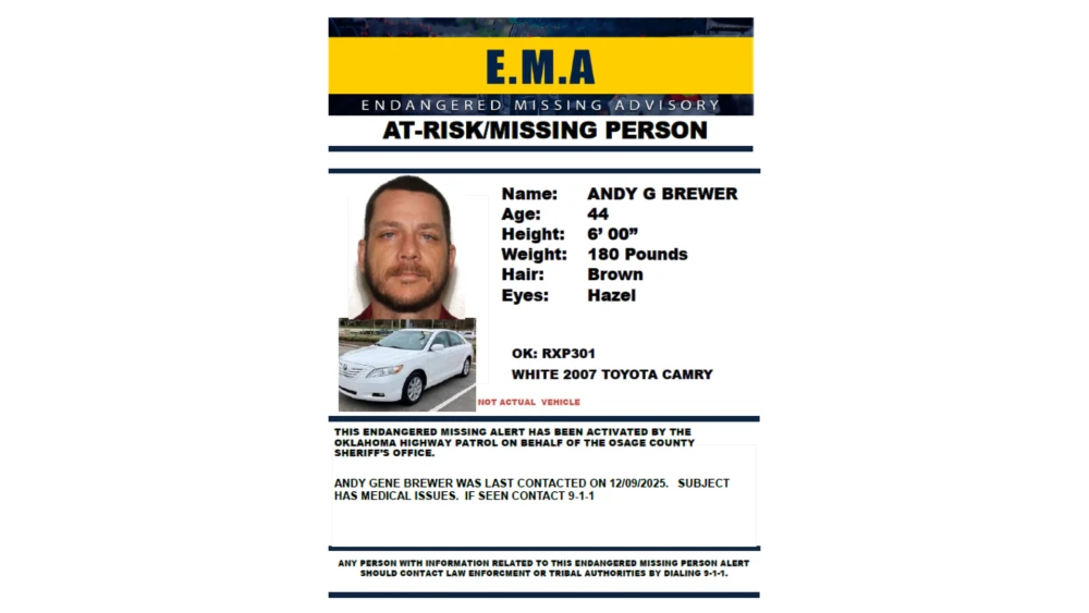 Endangered Missing Advisory issued for missing man last seen in Osage ...