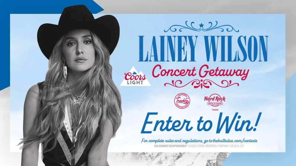 Promotional image for Coors lite Lainey Wilson ticket giveaway