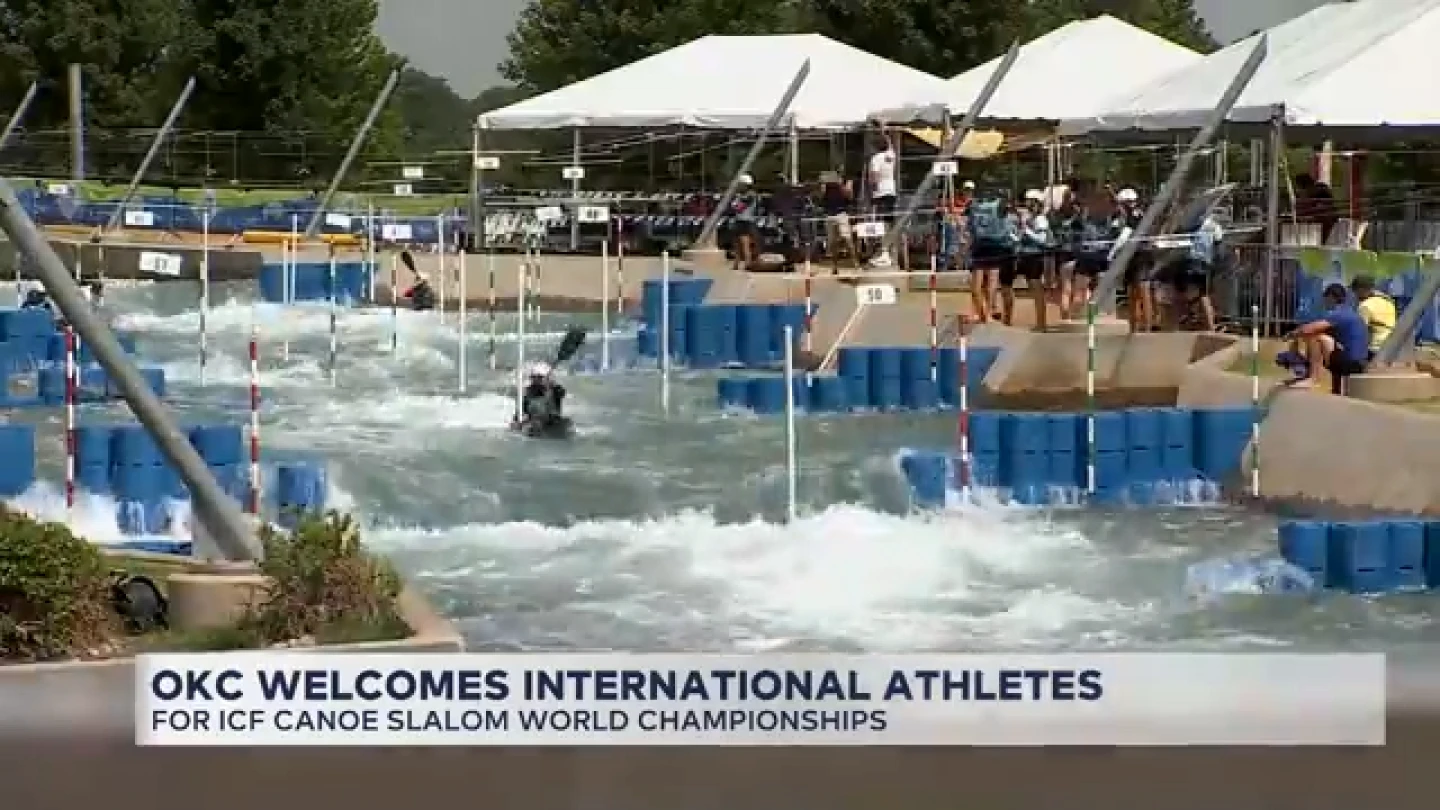 World's top canoe slalom athletes arrive in Oklahoma City for international championship