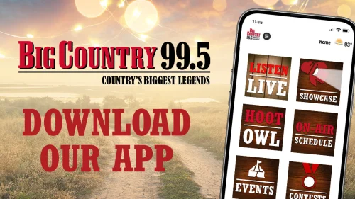 Download the Big Country 99.5 mobile app promotional image