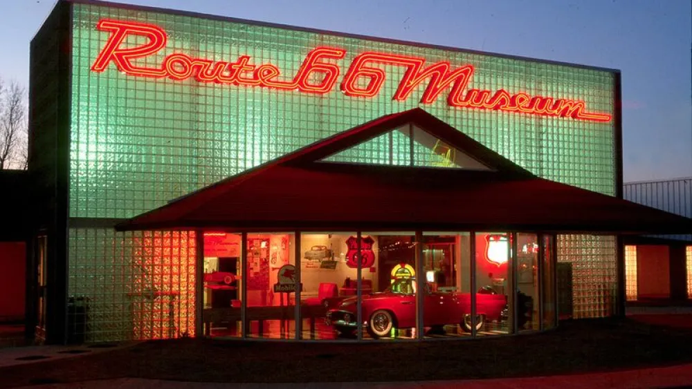 Route 66 Mueseum in Clinton, Oklahoma.