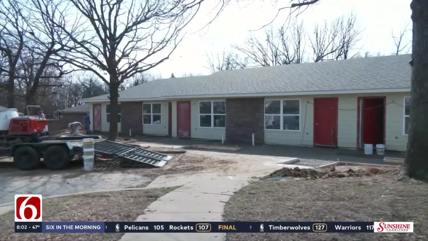 Mannford Senior Apartments near completion one year after wildfires ...
