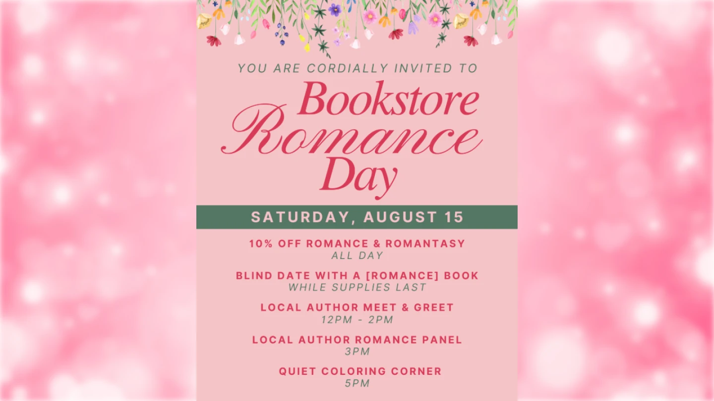 Tulsa's Magic City Books hosting Bookstore Romance Day Celebration Aug. 15
