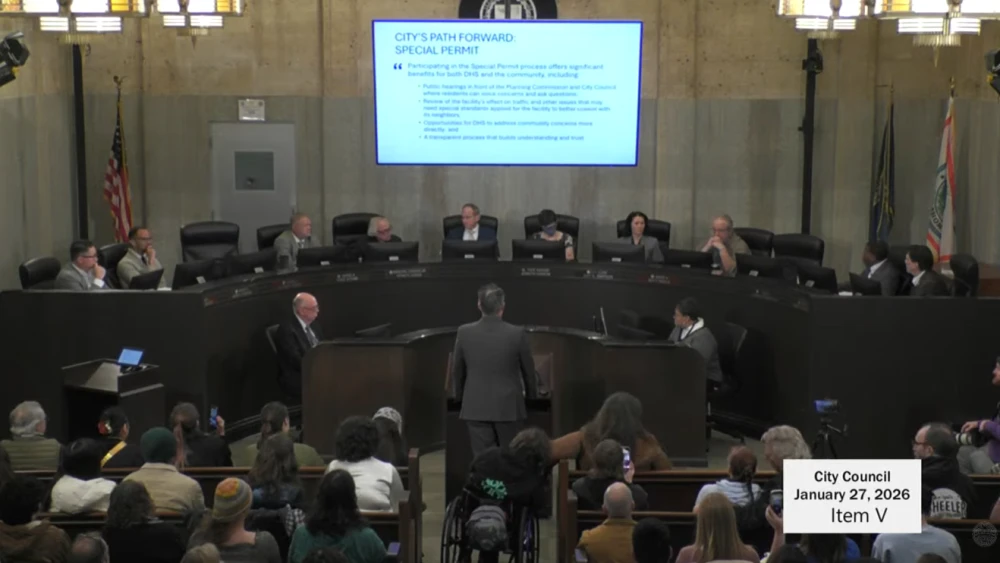 City leaders and the local audience attend the Oklahoma City Council meeting on Jan. 27, 2026.
