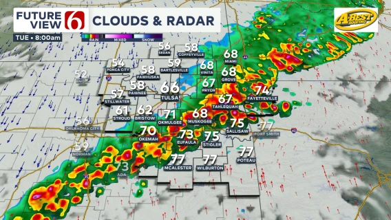 Flood advisory in effect for multiple northeast Oklahoma counties ...