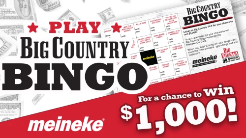 Promotional image for Big Country Bingo.