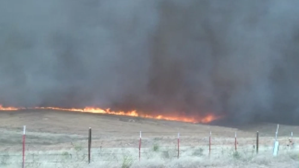 Live Updates: High wind speeds increase Oklahoma wildfire danger 3 A fire burns portions of Beaver and Harper Counties in Oklahoma.