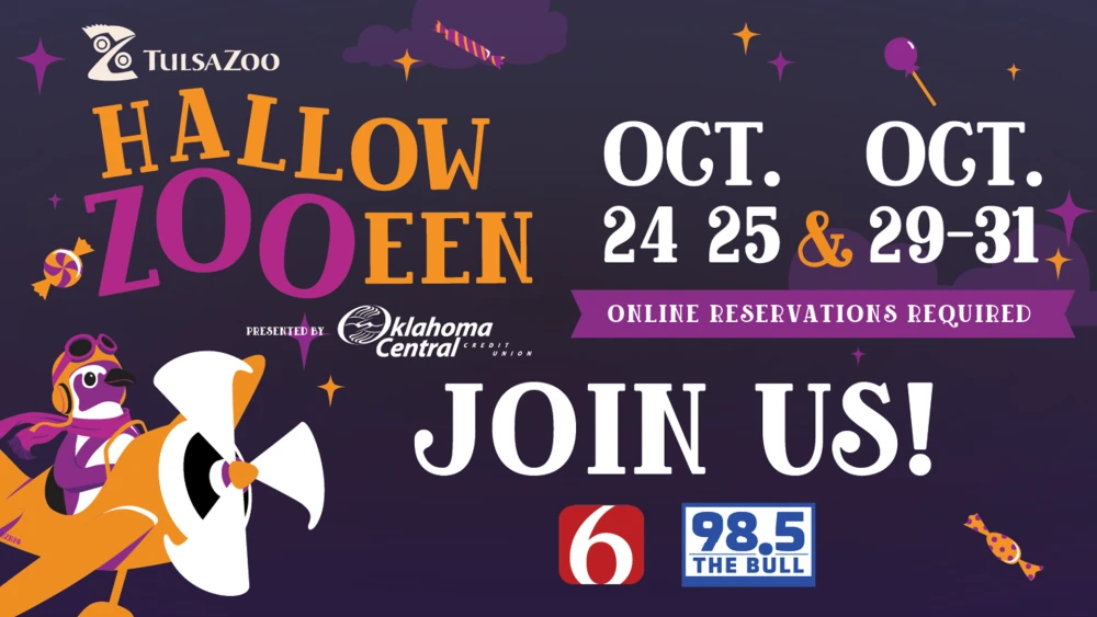 Promotional image for Tulsa Zoo's 2026 HallowZooeen.