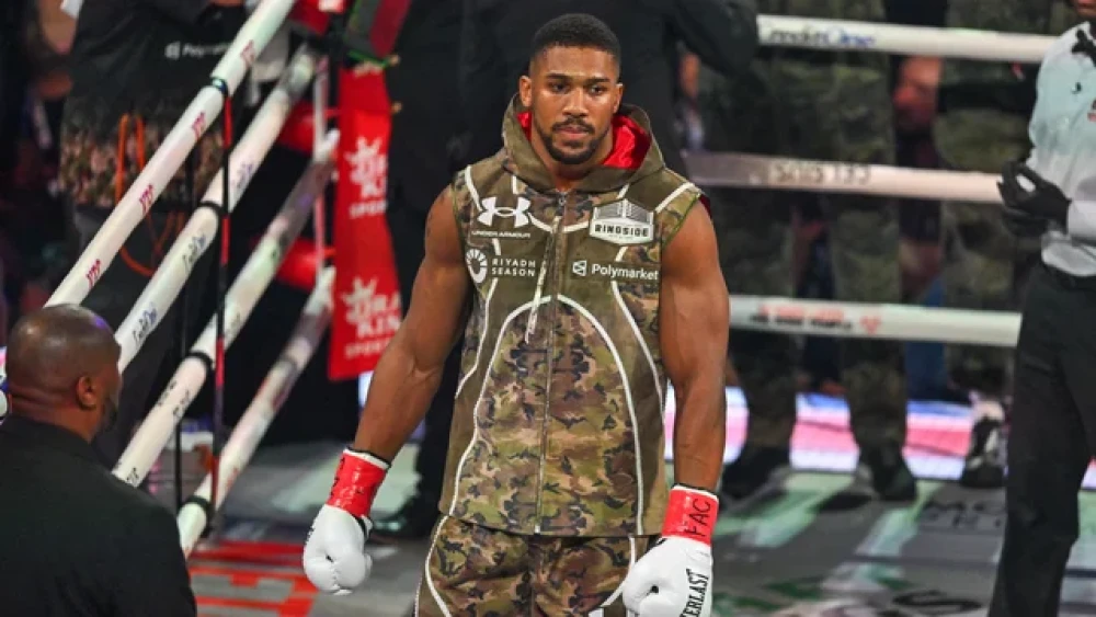 British Heavyweight Boxing Champion Anthony Joshua
