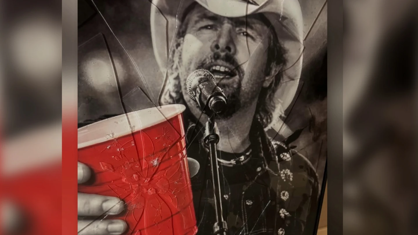 Artwork by News 9s Robin Marsh Raises $30,000 for Toby Keith Foundation