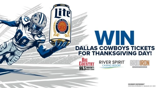 Win Dallas Cowboys Tickets for Thanksgiving Day!
